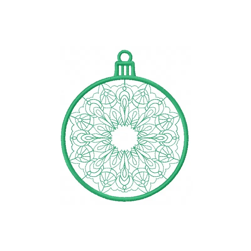 Preview of Christmas decoration 12 embroidery design featuring festive motifs for holiday crafting.