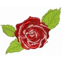 Grand red rose 3 embroidery design showcasing a vibrant floral pattern for various stitching projects.