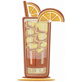 Long Island iced tea 2 embroidery design - Embroidery Design