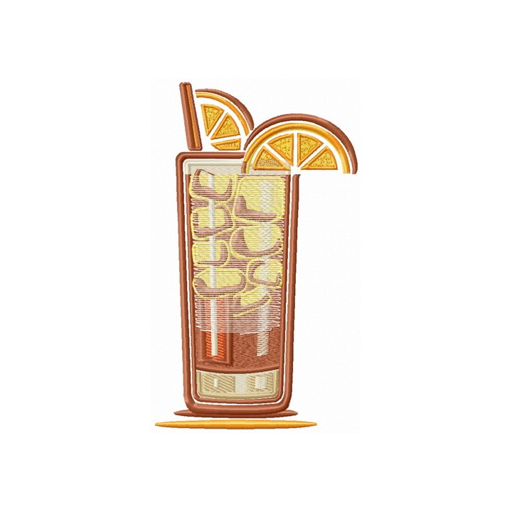 Long Island iced tea 2 embroidery design - Embroidery Design