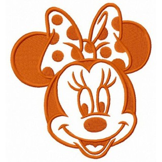 Minnie Mouse have a good day embroidery design - Embroidery Design