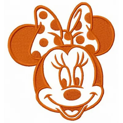 Preview of Minnie Mouse 'Have a Good Day' embroidery design, featuring playful motifs for stitching on t-shirts and tote bag…
