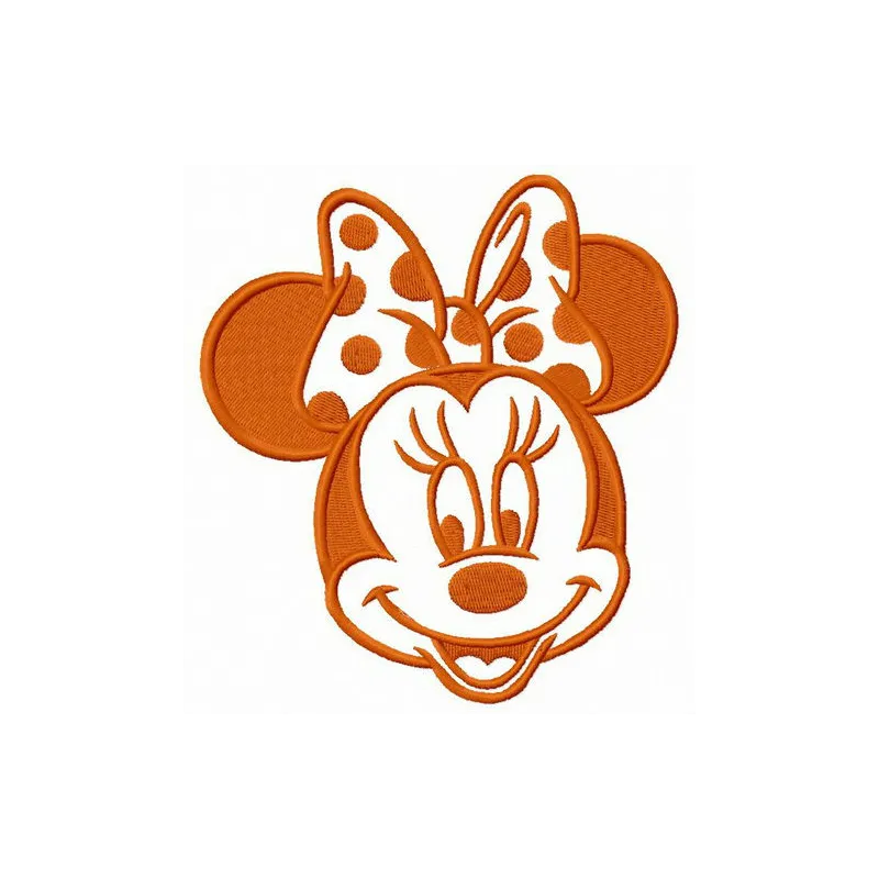 Preview of Minnie Mouse 'Have a Good Day' embroidery design, featuring playful motifs for stitching on t-shirts and tote bag…