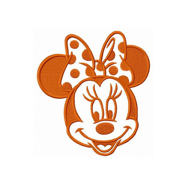 Minnie Mouse have a good day embroidery design - Embroidery Design
