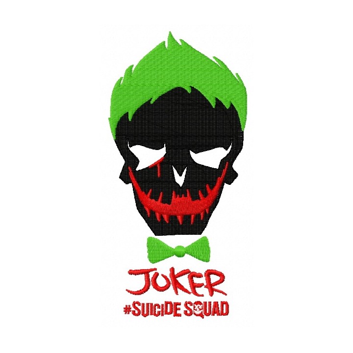 Suicide Squad Joker embroidery design - Embroidery Design