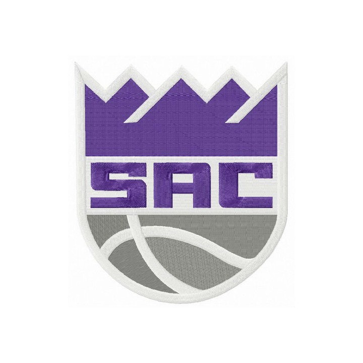 Sacramento Kings alternative logo embroidery design - Embroidery Design