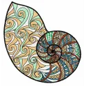 Preview of the Sea Shell 7 embroidery design, featuring intricate nautical motifs suitable for various projects.