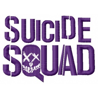 Suicide Squad logo embroidery design - Embroidery Design