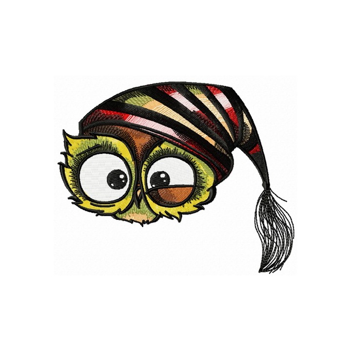 Owl in the morning 6 embroidery design - Embroidery Design