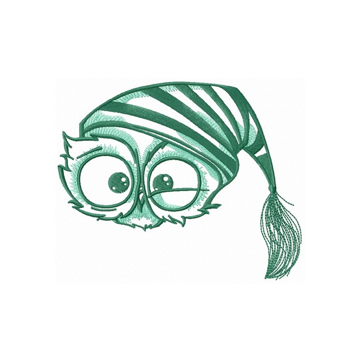Owl in the morning 4 embroidery design - Embroidery Design