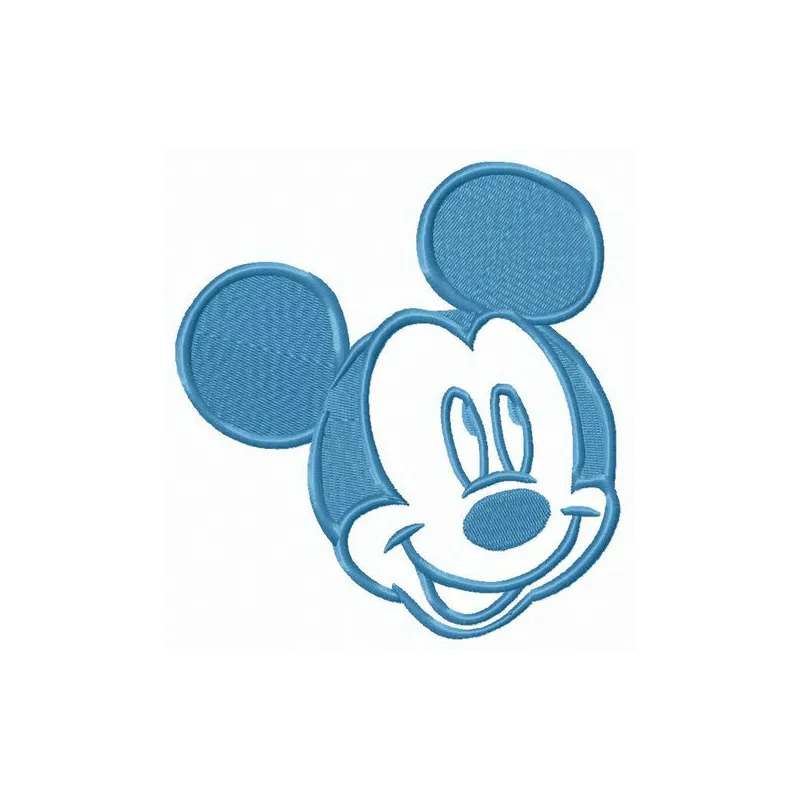 Disney Mickey Mouse embroidery design featuring a classic character motif for creative stitching projects.