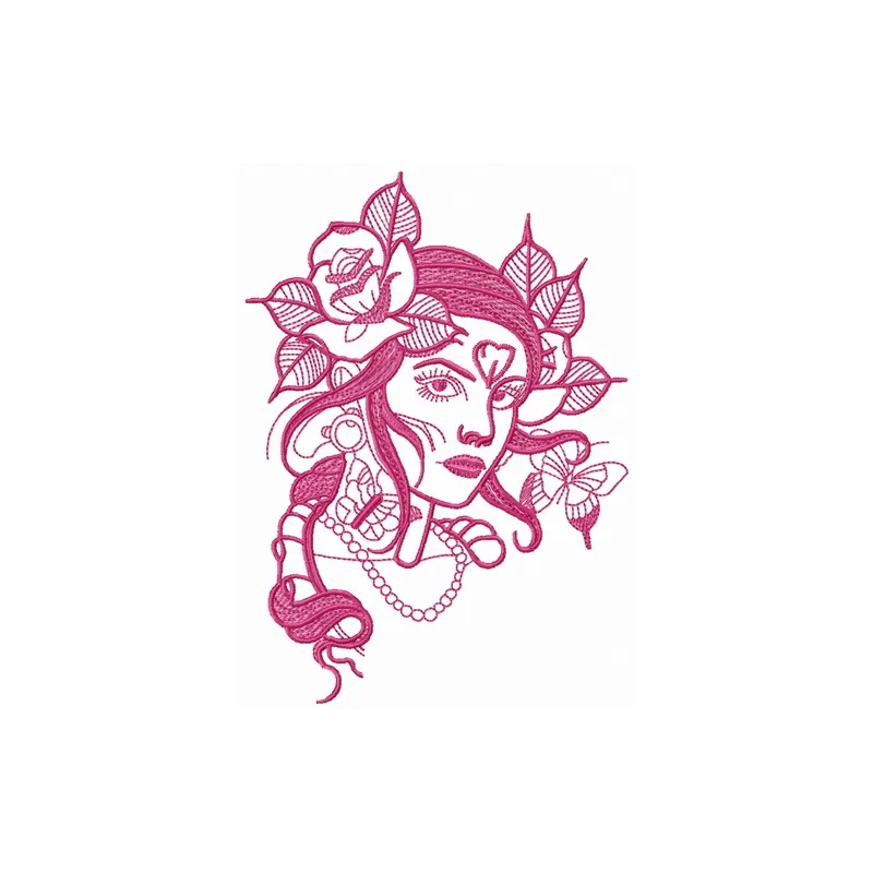 Preview of the Time Fairy 4 embroidery design featuring whimsical motifs for girls and women.