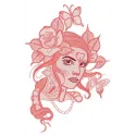 Time fairy 3 embroidery design featuring whimsical motifs, perfect for embellishing garments and accessories.