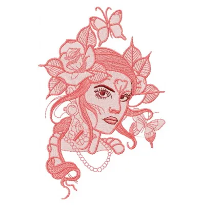 Time fairy 3 embroidery design featuring whimsical motifs, perfect for embellishing garments and accessories.