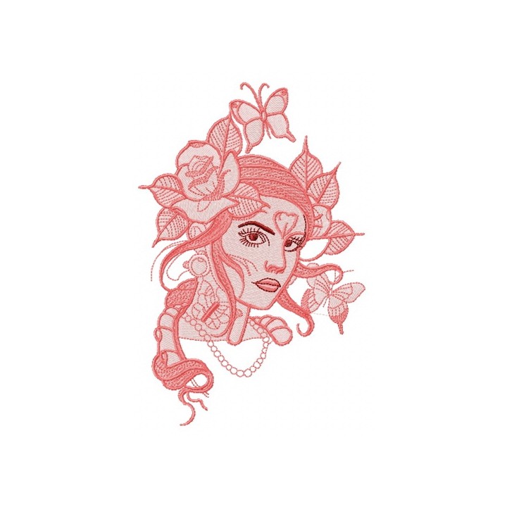 Time fairy 3 embroidery design - Embroidery Design