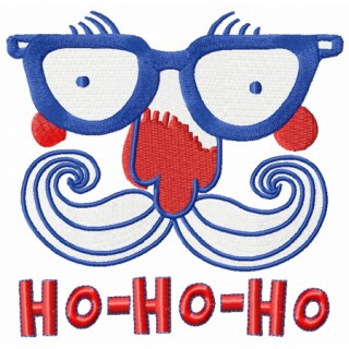 Santa's face 7 embroidery design - Embroidery Design