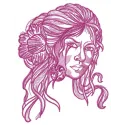 Preview of the Spanish Beauty 5 embroidery design showcasing intricate patterns for girls and women.