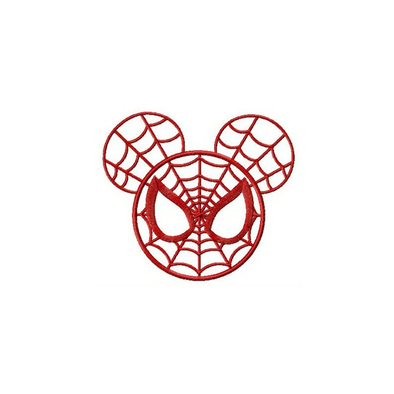 Mickey Mouse web embroidery design featuring a playful character, ideal for stitching on t-shirts and tote bags.