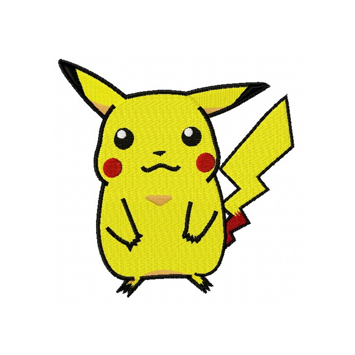Pikachu embroidery design - Embroidery Design