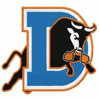 Durham Bulls logo embroidery design - Embroidery Design