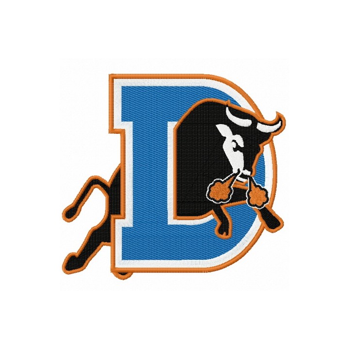 Durham Bulls logo embroidery design - Embroidery Design