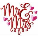 Romantic love quotes embroidery design preview showcasing intricate stitched motifs for heartfelt gifts.