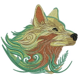 Wolf spirit 3 embroidery design - Embroidery Design