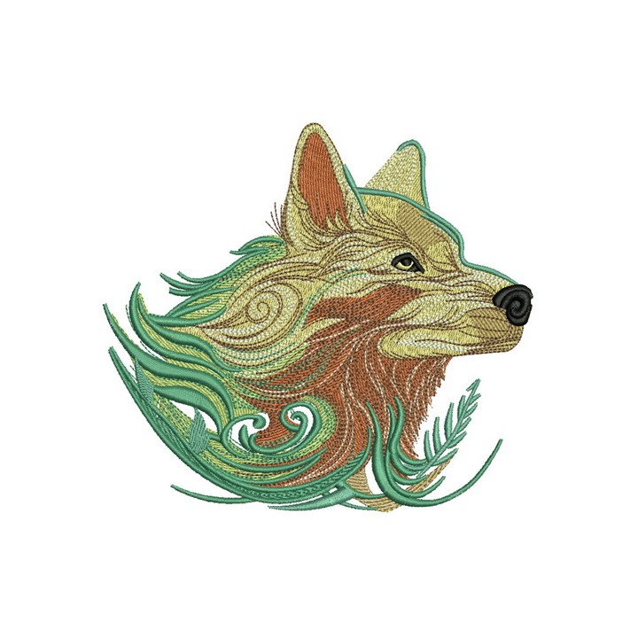 Wolf spirit 3 embroidery design - Embroidery Design
