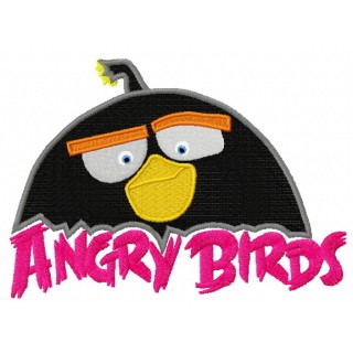 Bird Black embroidery design - Embroidery Design