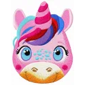 Young unicorn embroidery design showcasing a whimsical, colorful unicorn motif for creative projects.