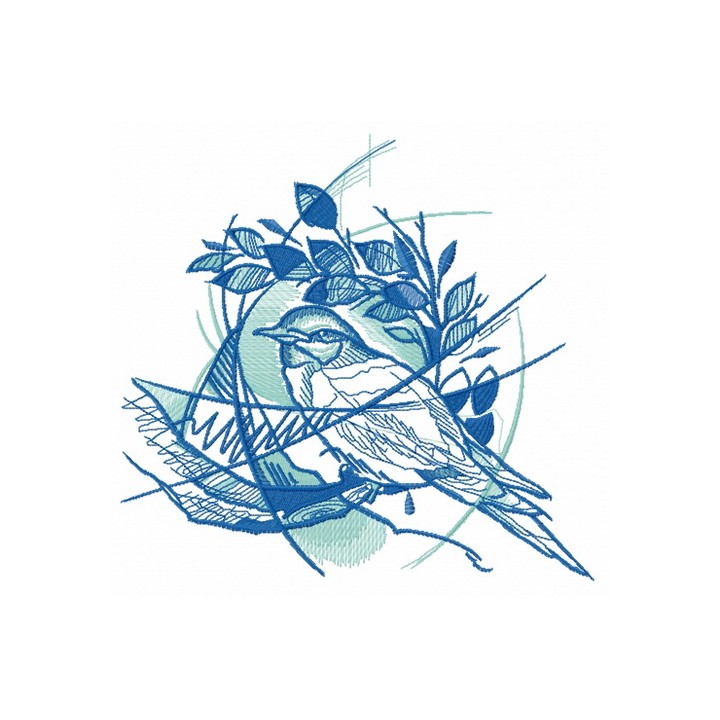 Bird's nest embroidery design - Embroidery Design