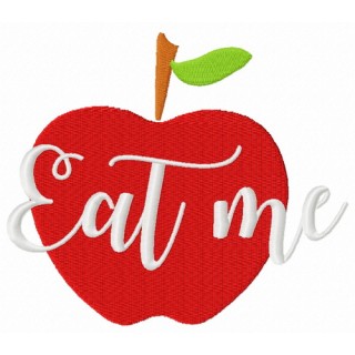 Eat me embroidery design - Embroidery Design