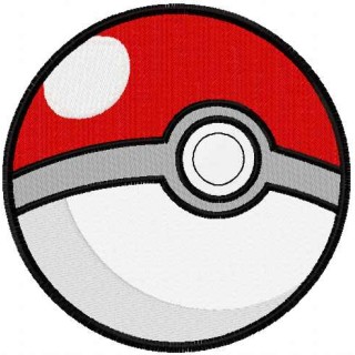 Pokeball embroidery design - Embroidery Design