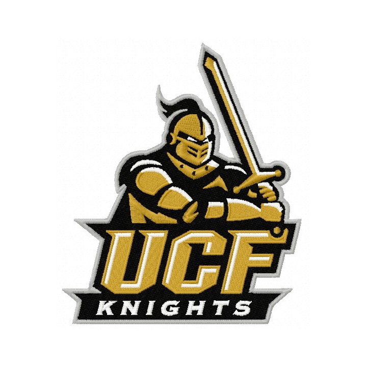 UCF Knights logo embroidery design - Embroidery Design