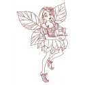 Preview of the Hardworking Fairy 2 embroidery design showcasing intricate details for enchanting stitching projects.