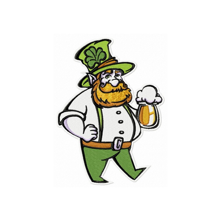 Leprechaun 3 embroidery design - Embroidery Design