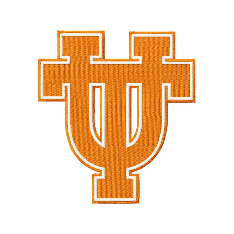 University of Tennessee logo embroidery design showcasing the Tennessee Volunteers emblem for creative stitching projects.
