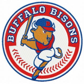 Buffalo Bisons logo embroidery design - Embroidery Design