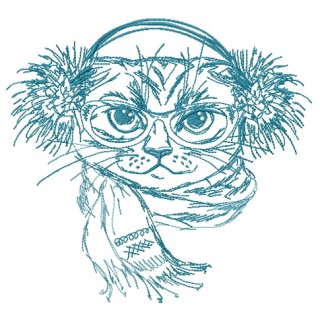 Ready for winter 2 embroidery design - Embroidery Design