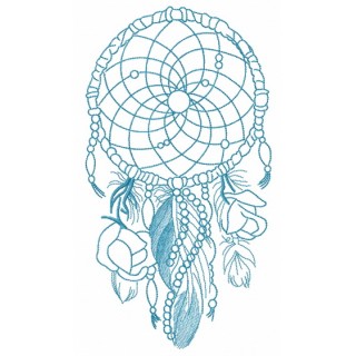 Romantic dreamcatcher 3 embroidery design - Embroidery Design