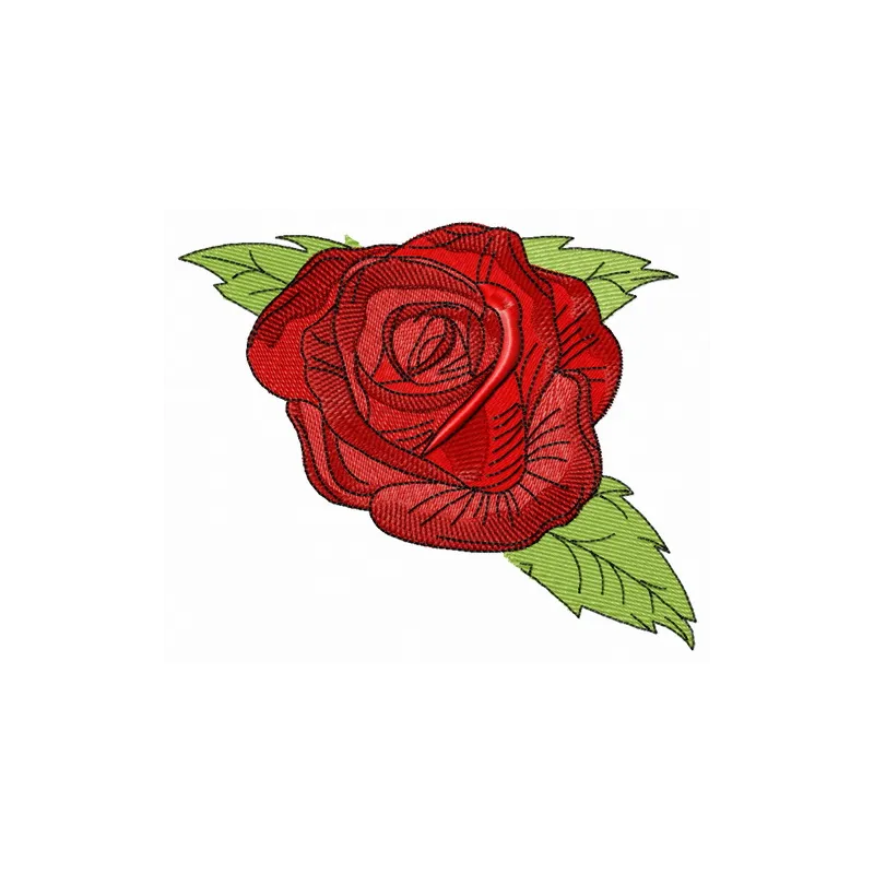 Prickly rose embroidery design showcasing intricate floral stitching patterns for various fabric projects.