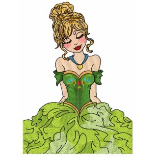 Like a princess embroidery design - Embroidery Design