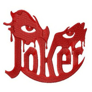 Joker's eyes embroidery design - Embroidery Design