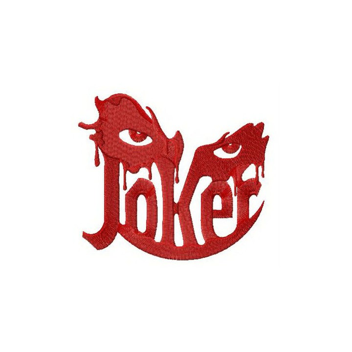 Joker's eyes embroidery design - Embroidery Design