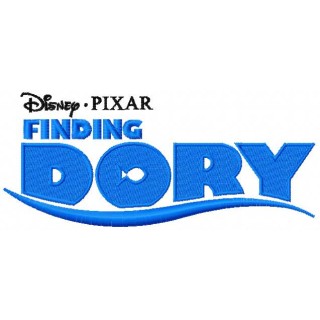 Finding Dory logo embroidery design - Embroidery Design