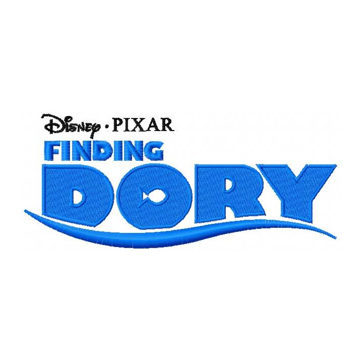 Finding Dory logo embroidery design - Embroidery Design
