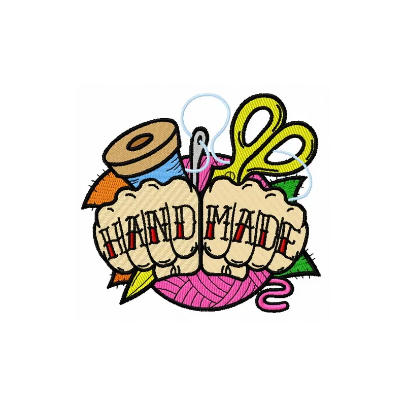 Handmade embroidery design preview showcasing intricate stitching patterns for creative projects.
