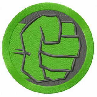 Hulk's fist embroidery design - Embroidery Design