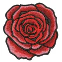 Red grand rose 2 embroidery design showcasing a vibrant floral motif for stitching on various fabrics.