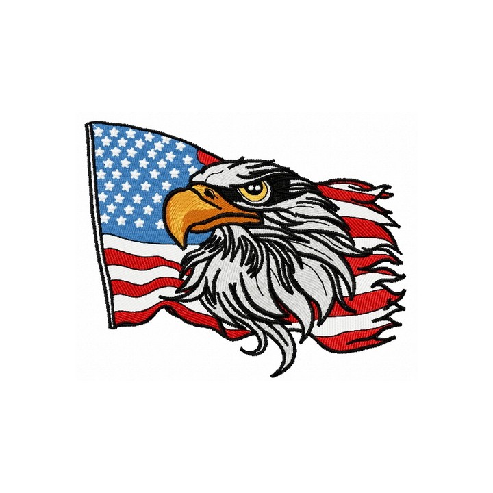 American Eagle 8 embroidery design - Embroidery Design